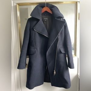Club Monaco Wool Crosszip Overcoat
